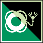 BRADY - Salvagente con boetta luminosa – ISO 7010 135075