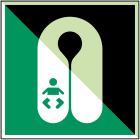 BRADY - Giubbotto di salvataggio per neonati – ISO 7010
