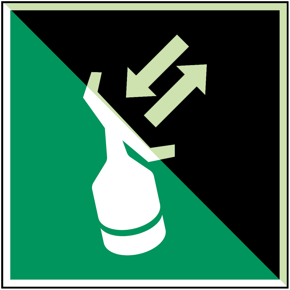 BRADY - SART/dispositivo radar di localizzazione – ISO 7010