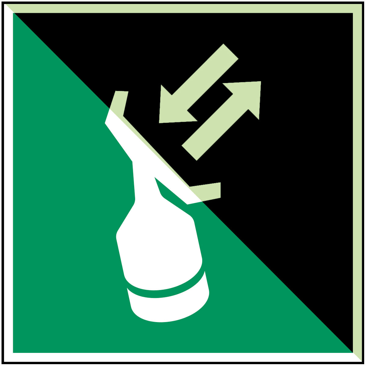 BRADY - SART/dispositivo radar di localizzazione – ISO 7010 135154