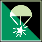 BRADY - Razzo luminoso con paracadute – ISO 7010 135174