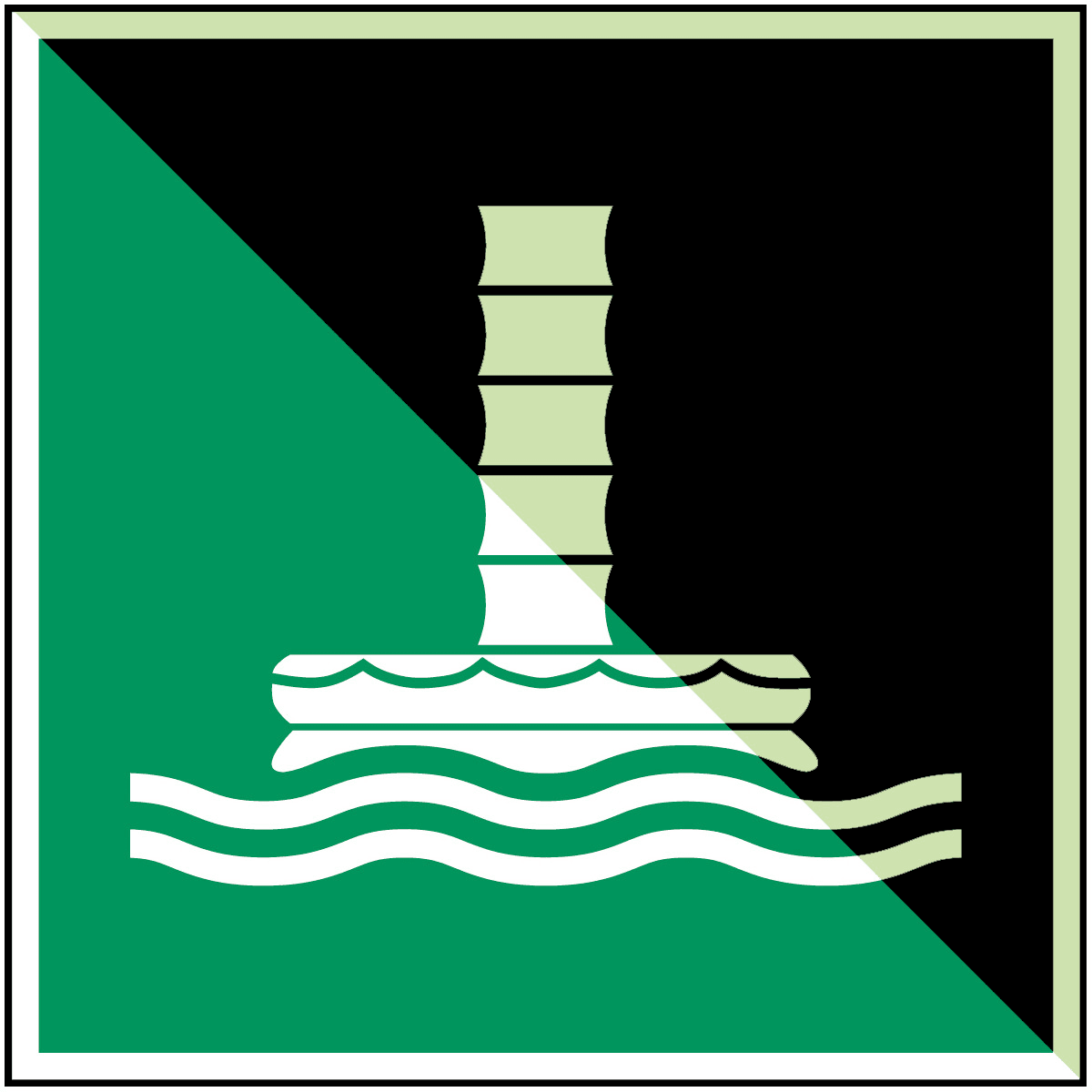 BRADY - Condotto di abbandono nave – ISO 7010