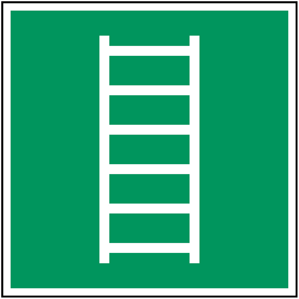 BRADY - Scala di sfuggita – ISO 7010