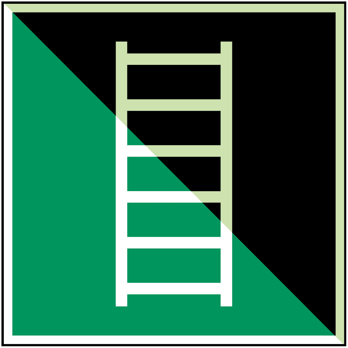 BRADY - Scala di sfuggita – ISO 7010