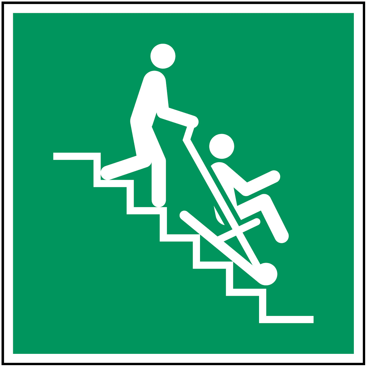 BRADY - Sedia di evacuazione – ISO 7010