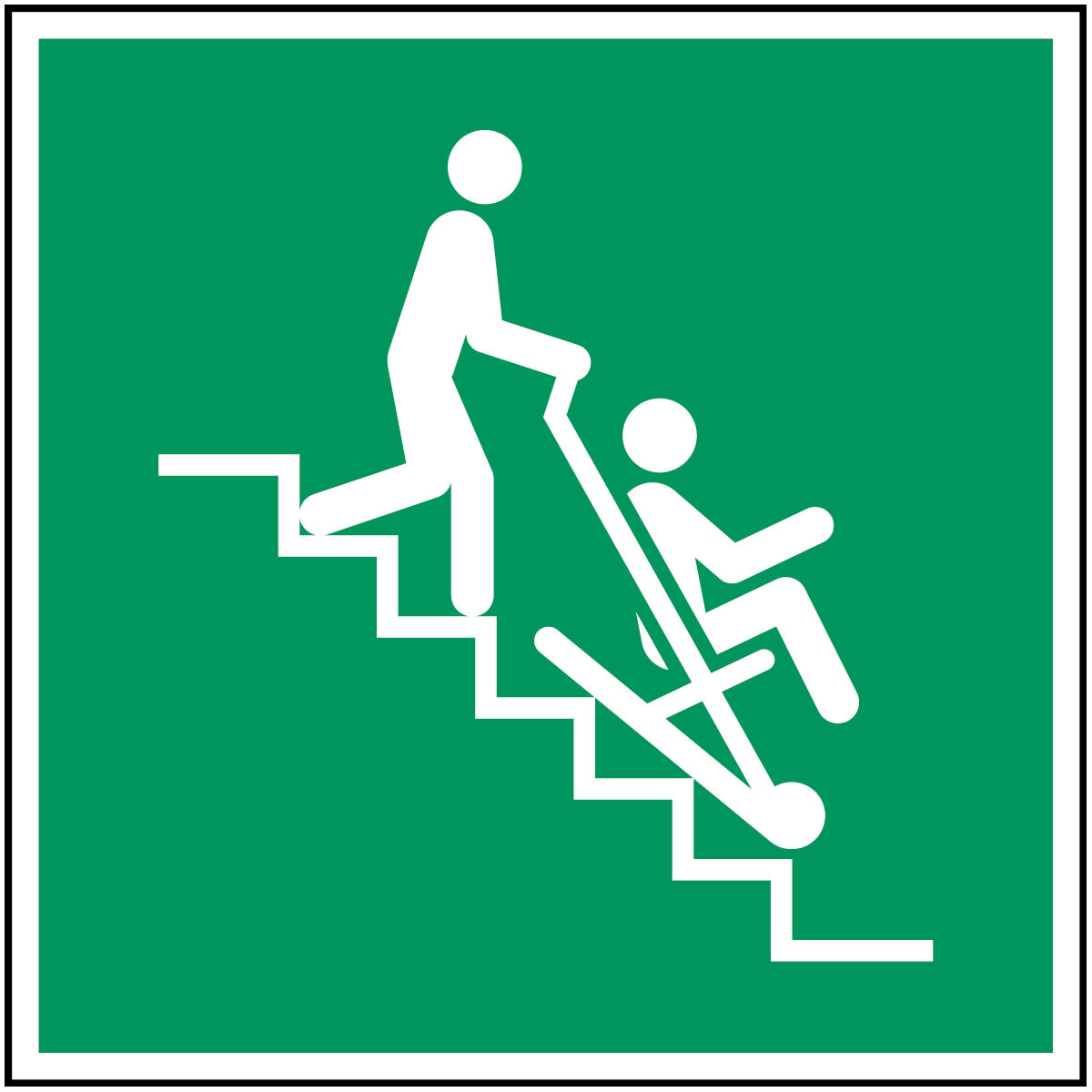 BRADY - Sedia di evacuazione – ISO 7010