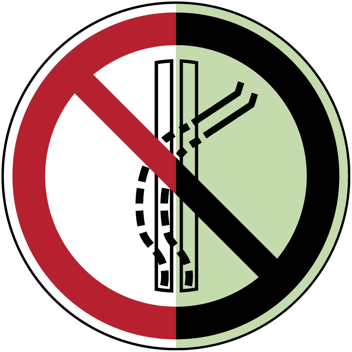 BRADY - Non lasciare la pista – ISO 7010 135794