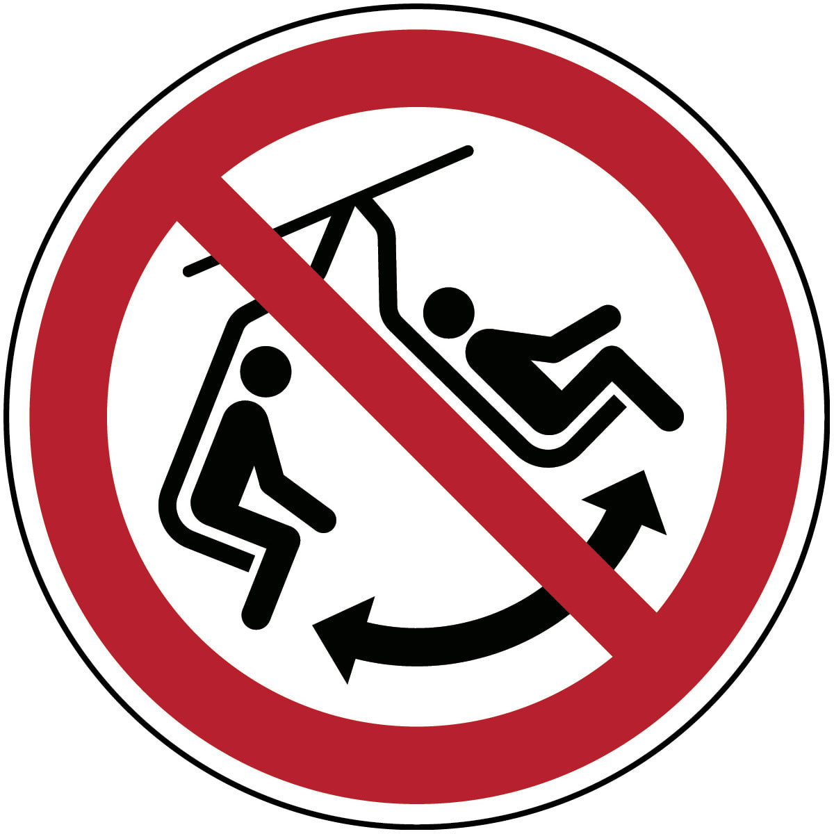 BRADY - Non dondolare la sedia – ISO 7010 135795