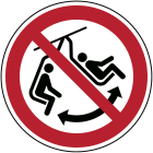 BRADY - Non dondolare la sedia – ISO 7010 135797