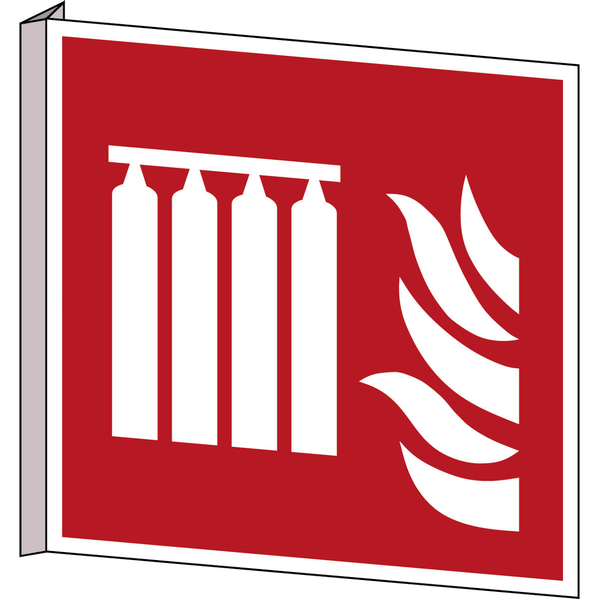 BRADY - Batteria fissa bombole antincendio – ISO 7010