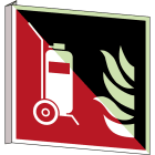 BRADY - Estintore carrellato – ISO 7010