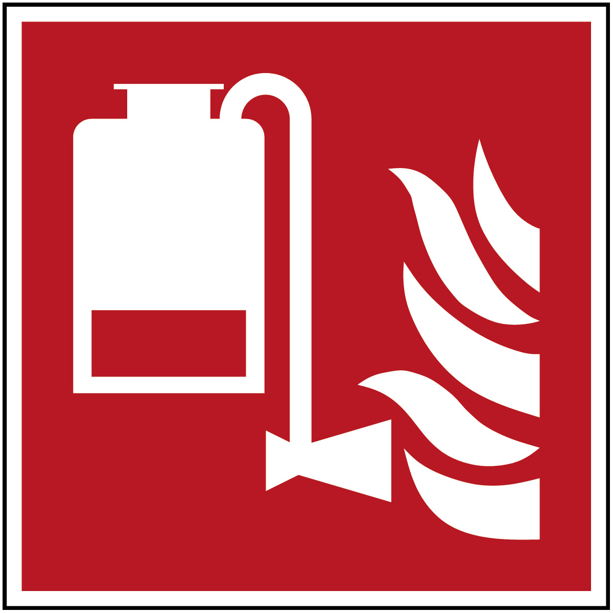 BRADY - Estintore portatile a schiuma – ISO 7010