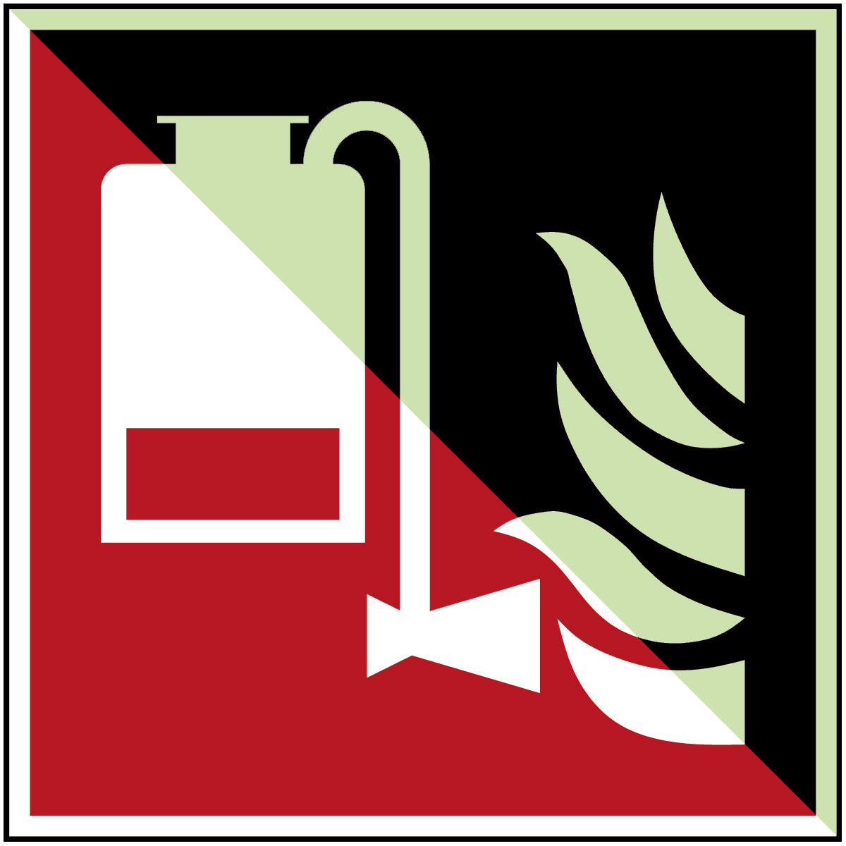 BRADY - Estintore portatile a schiuma – ISO 7010