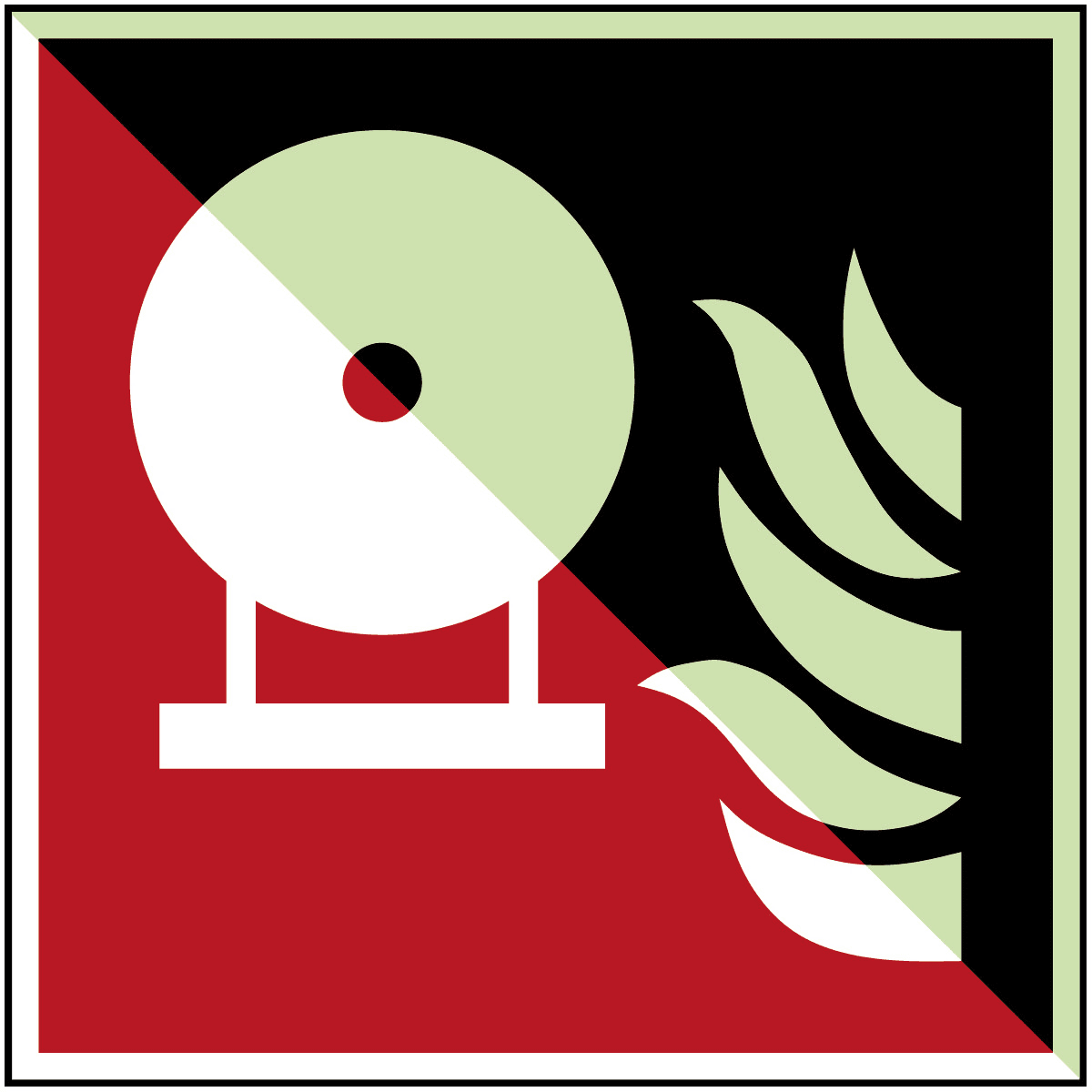 BRADY - Bombola antincendio fissa – ISO 7010 136034