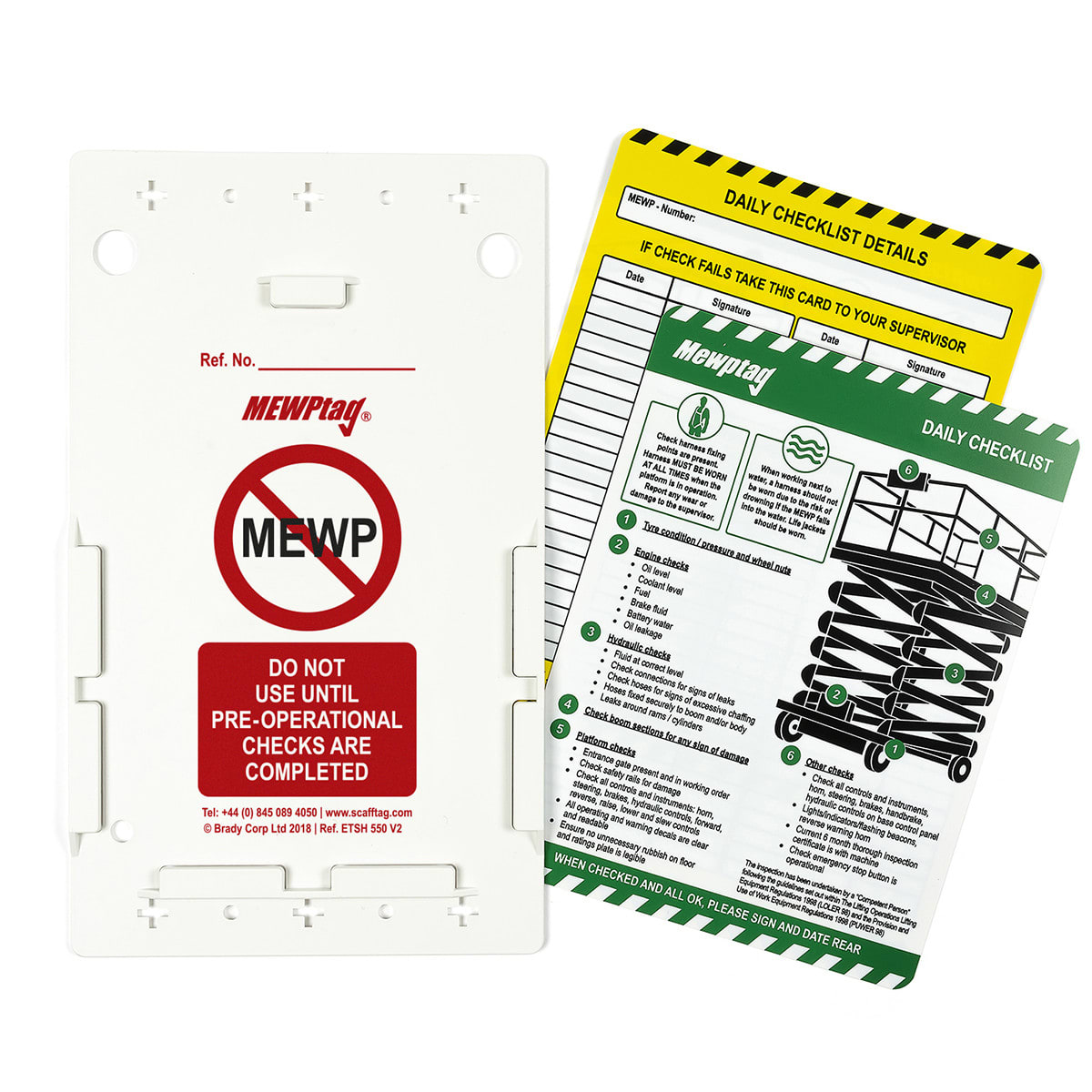 BRADY - Kit per piattaforme di lavoro elevatrici mobili 137778