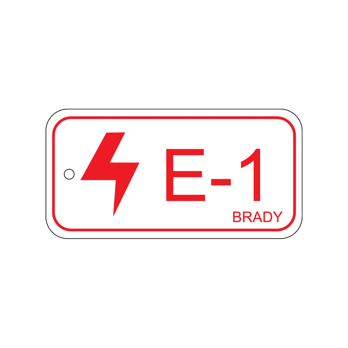 BRADY - Targhetta per fonti di energia – Impianti elettrici