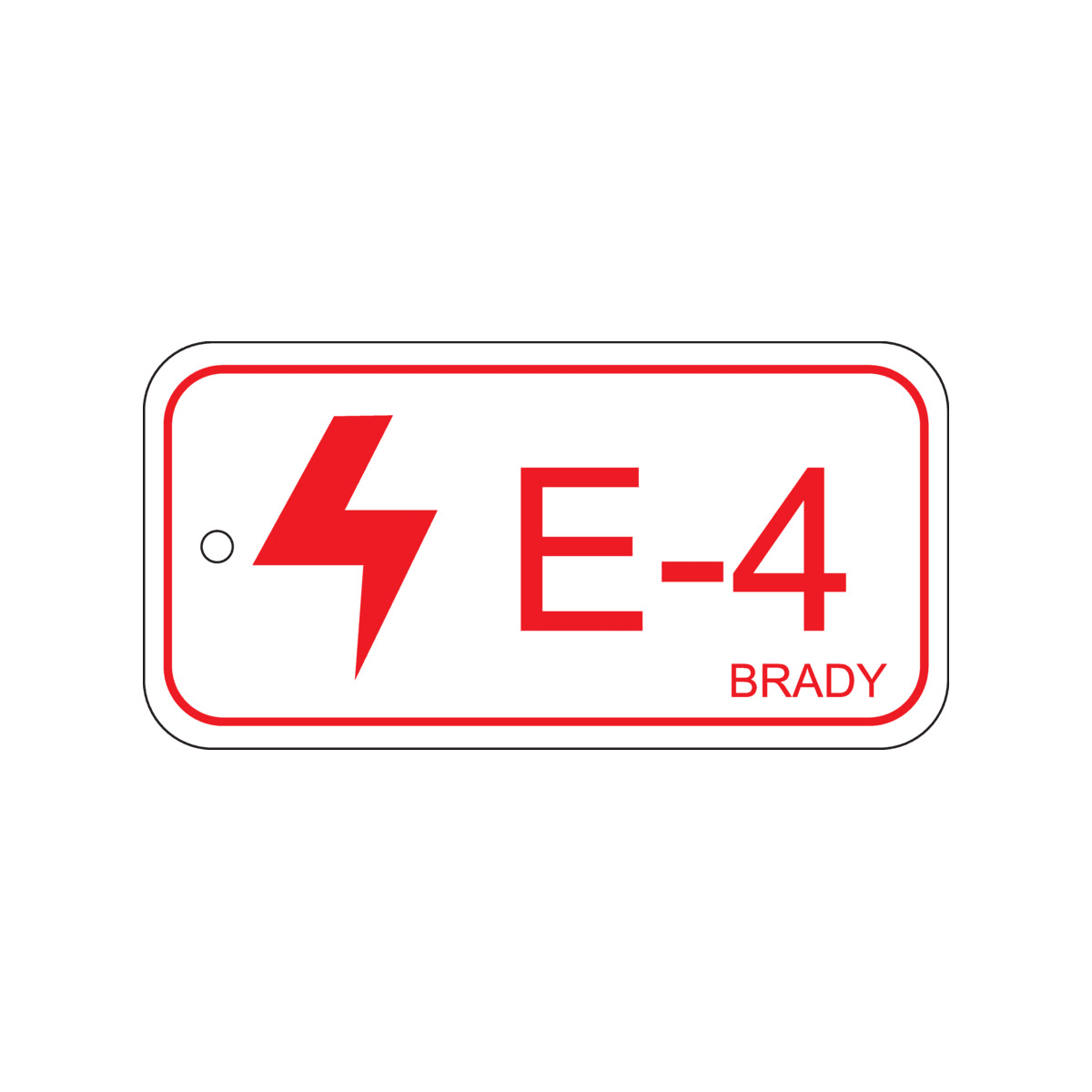 BRADY - Targhetta per fonti di energia – Impianti elettrici 138403