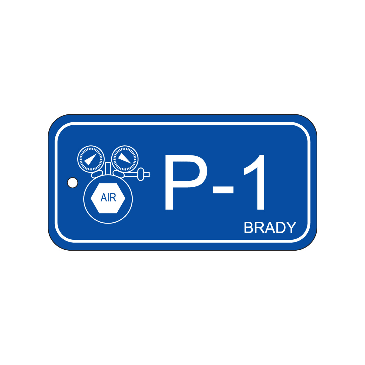 BRADY - Targhetta per fonti di energia – pneumatiche 138405