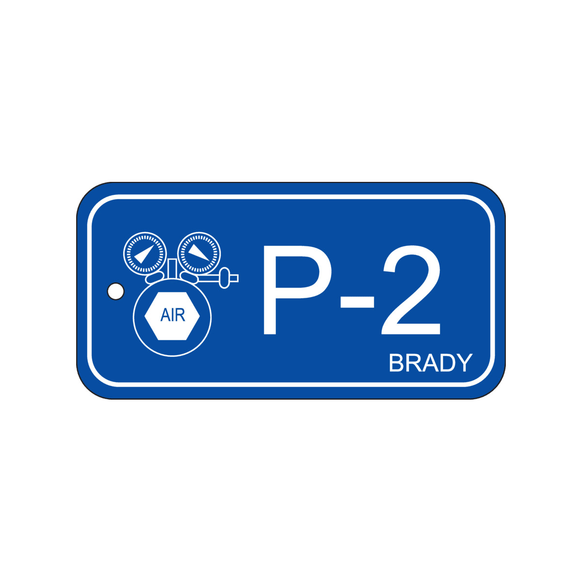 BRADY - Targhetta per fonti di energia – pneumatiche 138406
