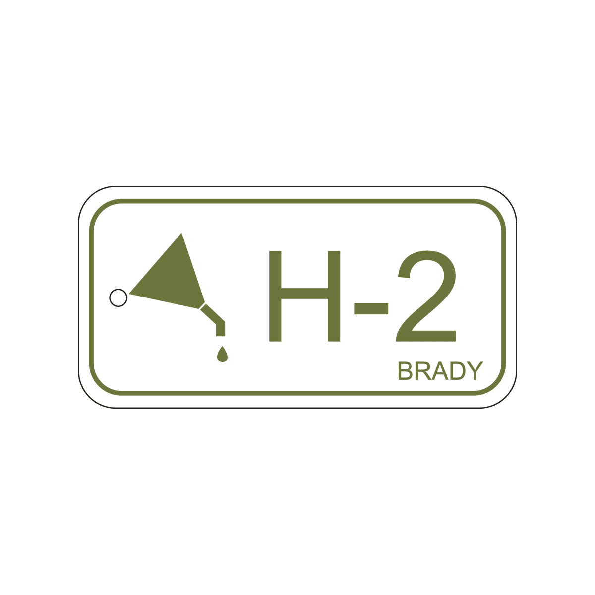 BRADY - Targhetta per fonti di energia – idrauliche 138411