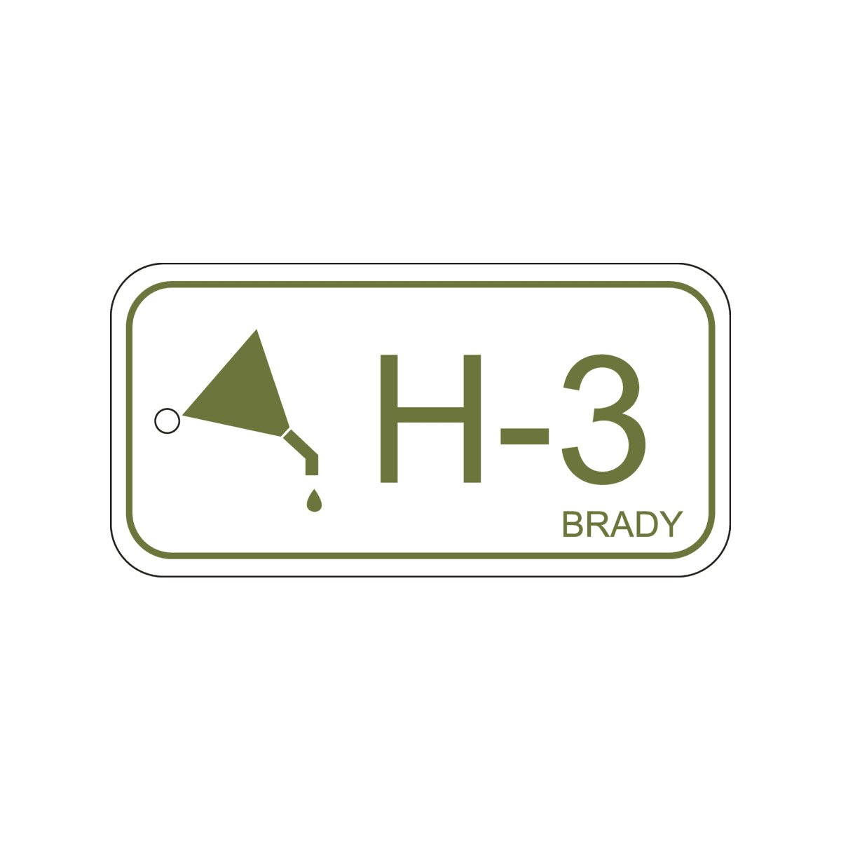 BRADY - Targhetta per fonti di energia – idrauliche