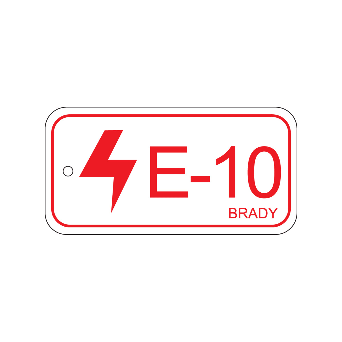 BRADY - Targhetta per fonti di energia – elettriche