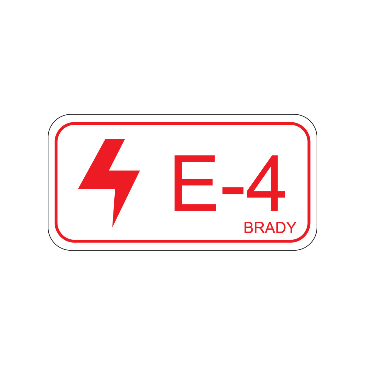 BRADY - Etichetta per fonti di energia – elettriche
