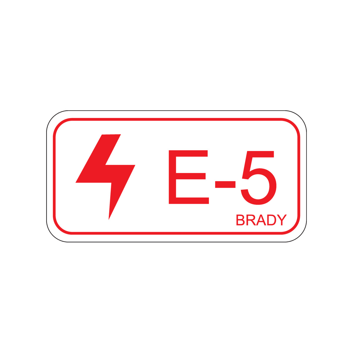 BRADY - Etichetta per fonti di energia – elettriche 138466