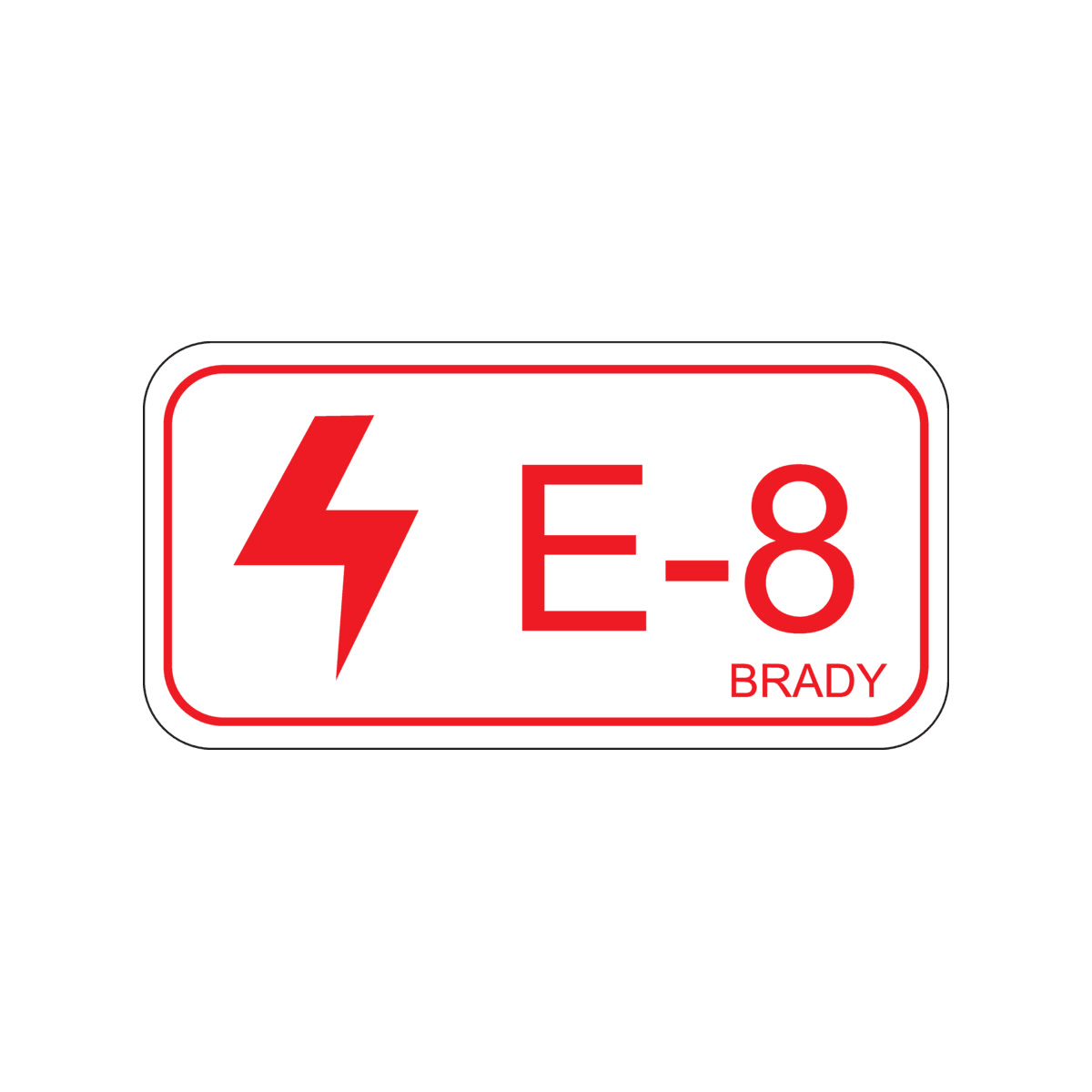 BRADY - Etichetta per fonti di energia – elettriche
