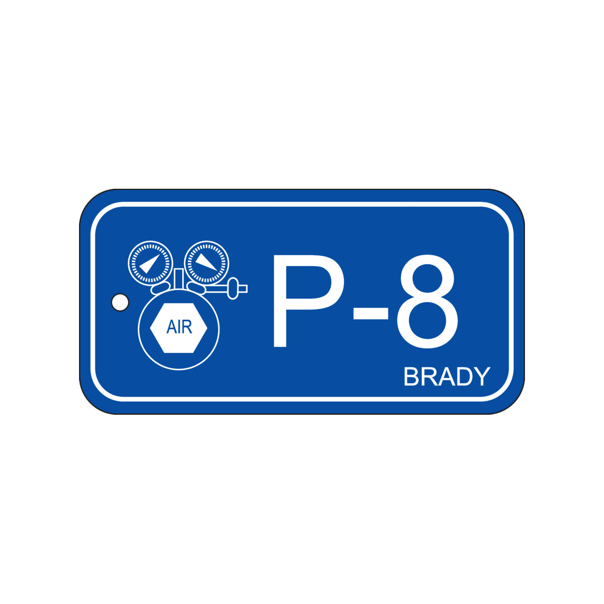 BRADY - Targhetta per fonti di energia – pneumatiche 138741