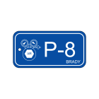 BRADY - Targhetta per fonti di energia – pneumatiche 138741