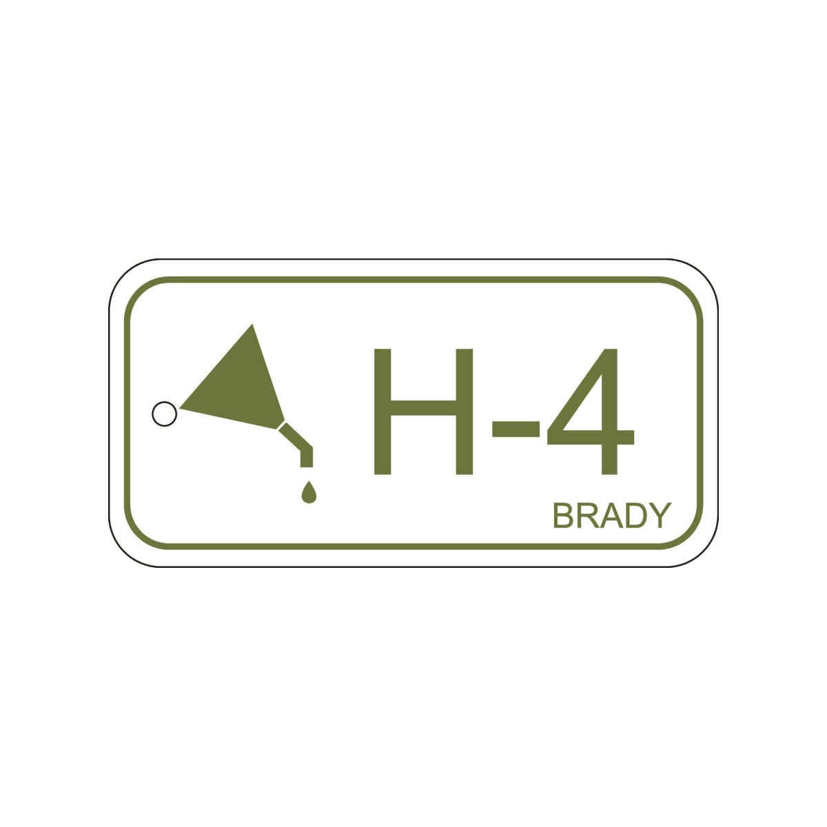 BRADY - Targhetta per fonti di energia – idrauliche
