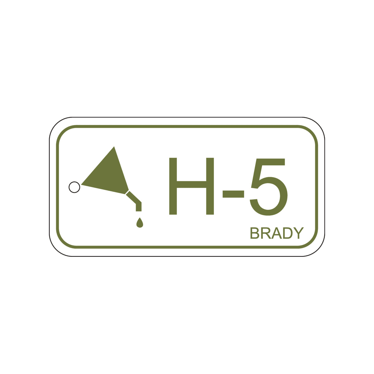 BRADY - Targhetta per fonti di energia – idrauliche