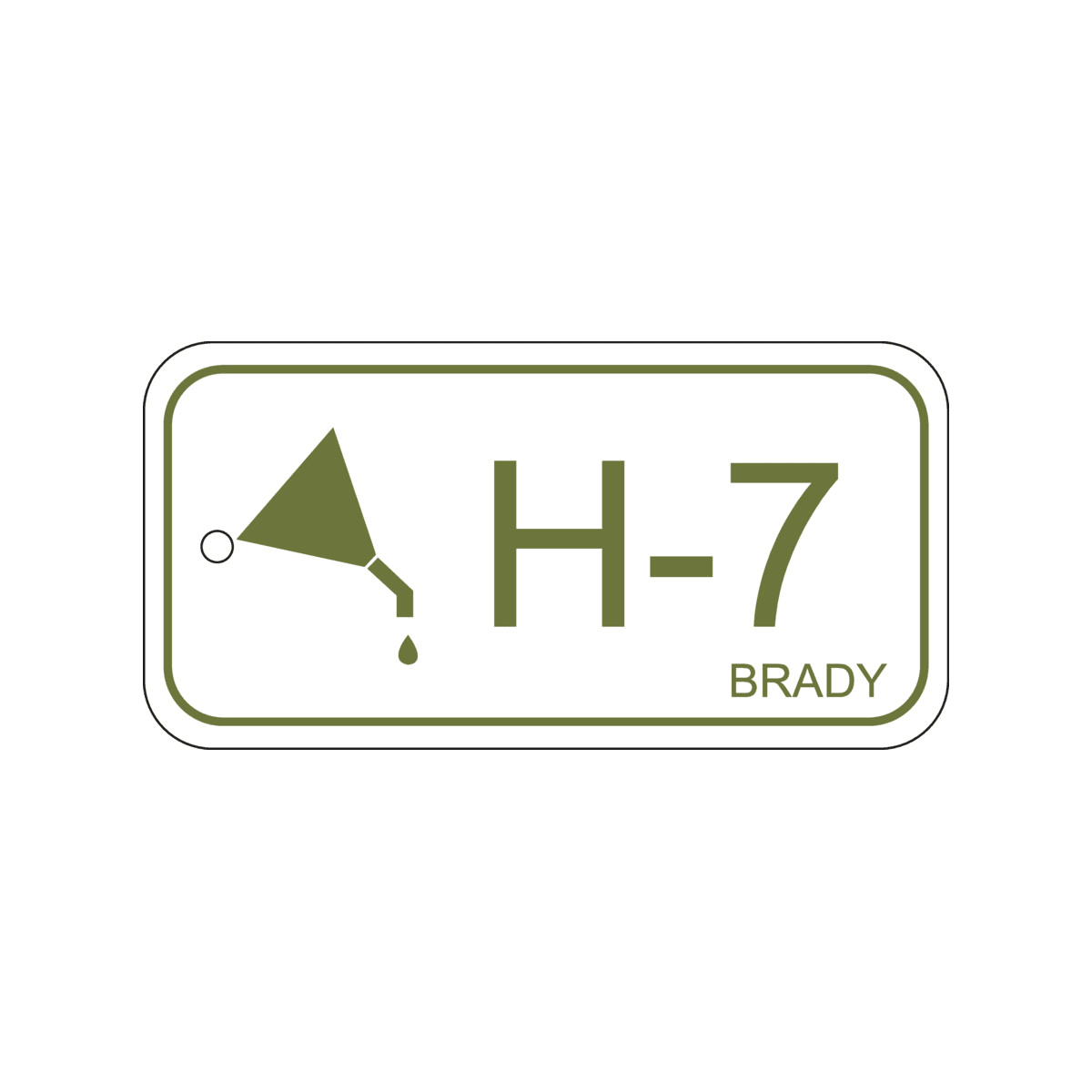 BRADY - Targhetta per fonti di energia – idrauliche