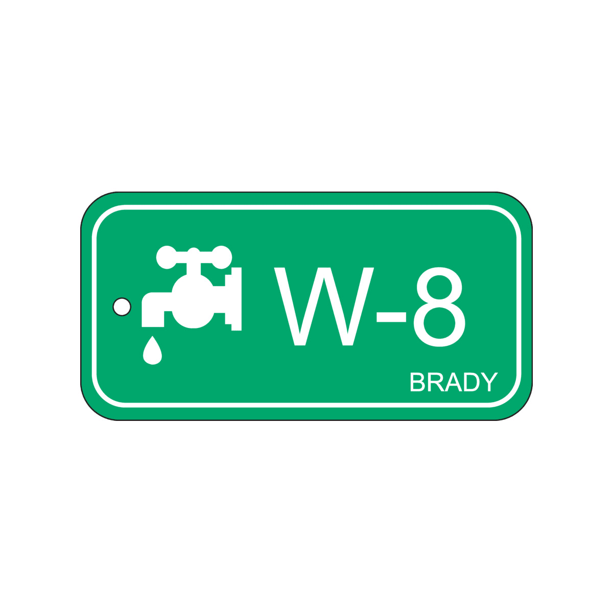 BRADY - Targhetta per fonti di energia – acqua