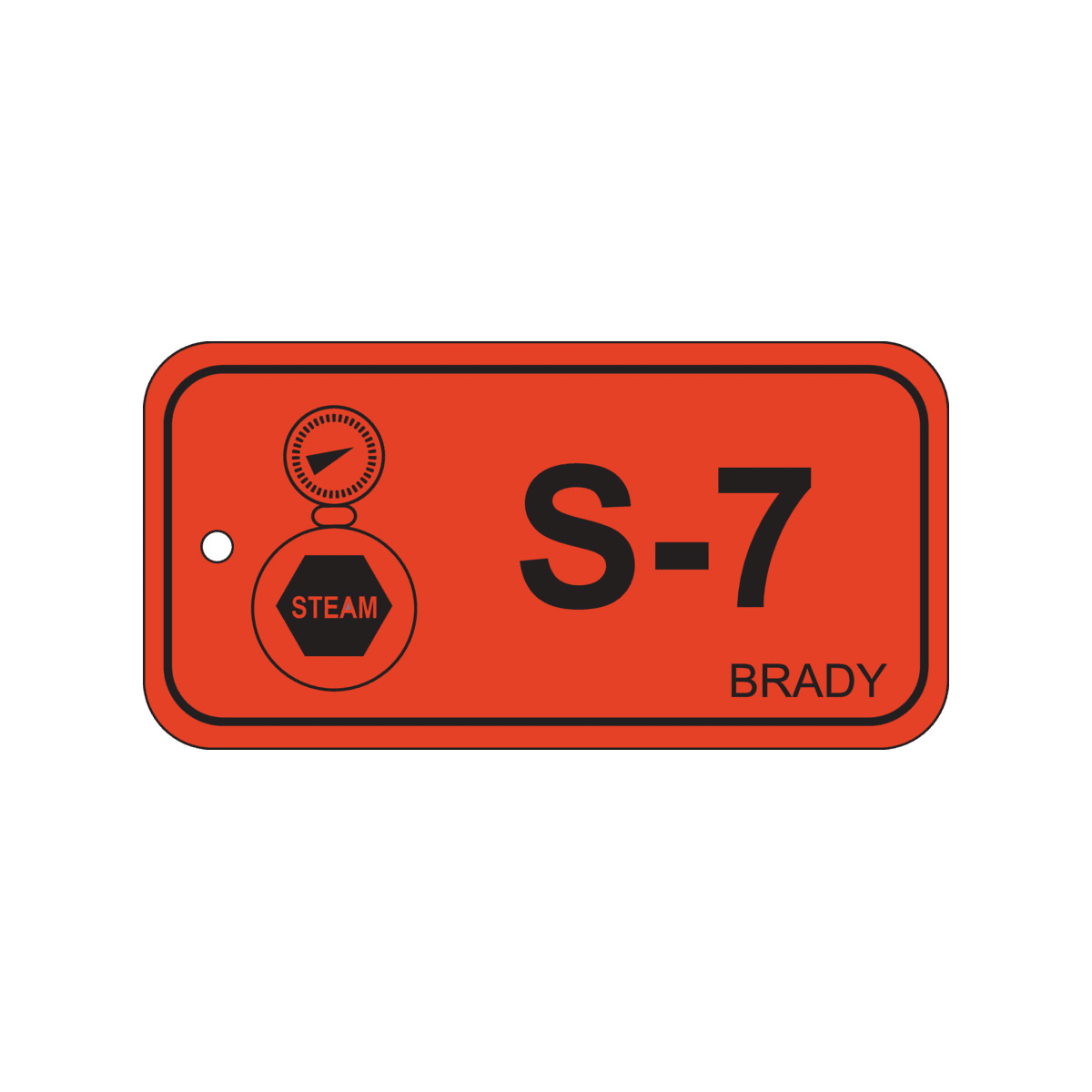 BRADY - Targhetta per fonti di energia – vapore