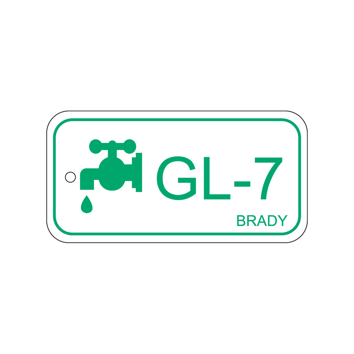 BRADY - Targhetta per fonti di energia – glicole