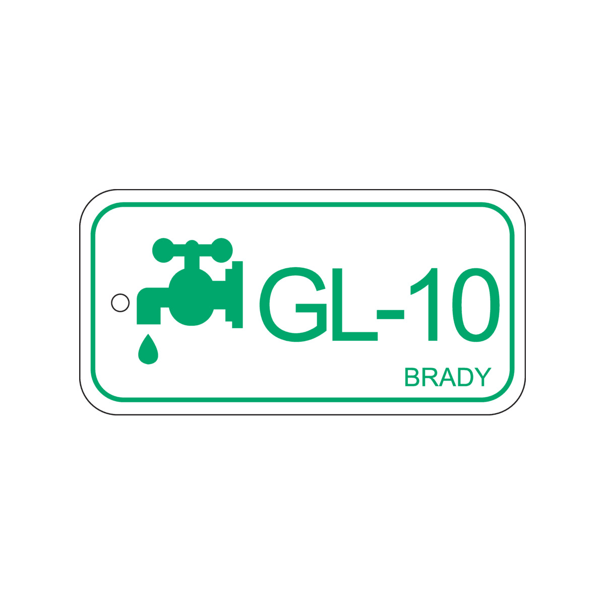 BRADY - Targhetta per fonti di energia – glicole