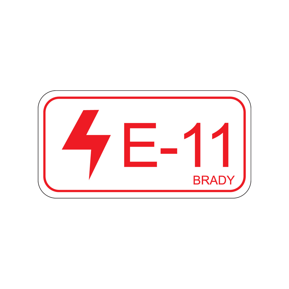 BRADY - Etichetta per fonti di energia – elettriche
