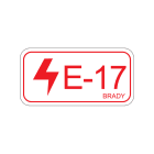 BRADY - Etichetta per fonti di energia – elettriche