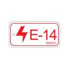 BRADY - Targhetta per fonti di energia – Quadri di comando