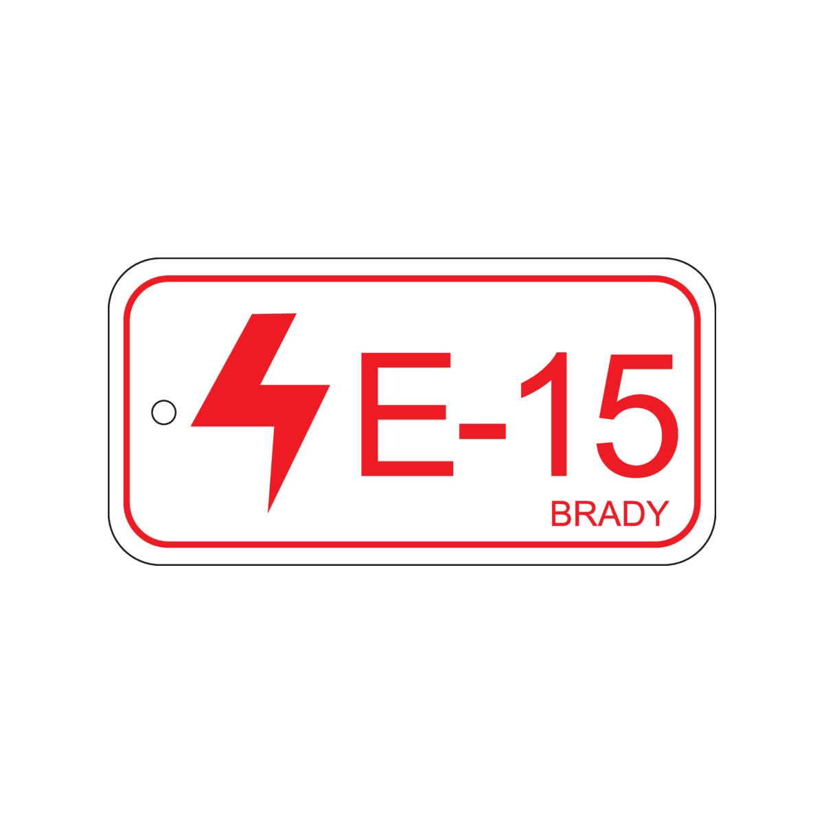 BRADY - Targhetta per fonti di energia – Quadri di comando