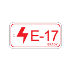 BRADY - Targhetta per fonti di energia – Quadri di comando