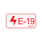 BRADY - Targhetta per fonti di energia – Quadri di comando