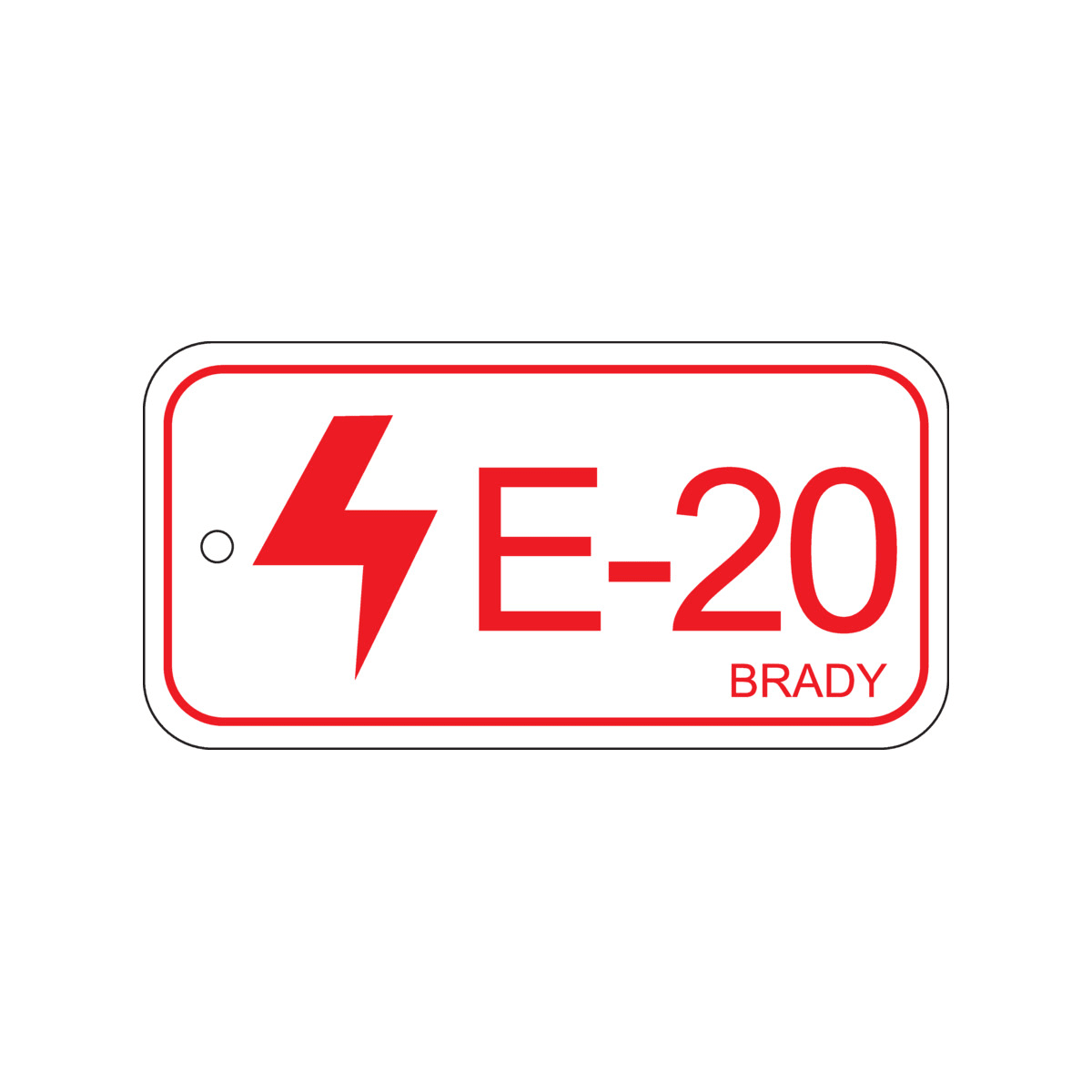 BRADY - Targhetta per fonti di energia – Quadri di comando 138838