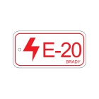 BRADY - Targhetta per fonti di energia – Quadri di comando