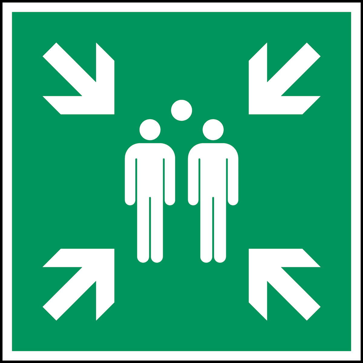 BRADY - Punto di ritrovo ed evacuazione – ISO 7010