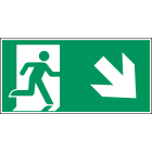 BRADY - Uscita di emergenza a destra – ISO 7010
