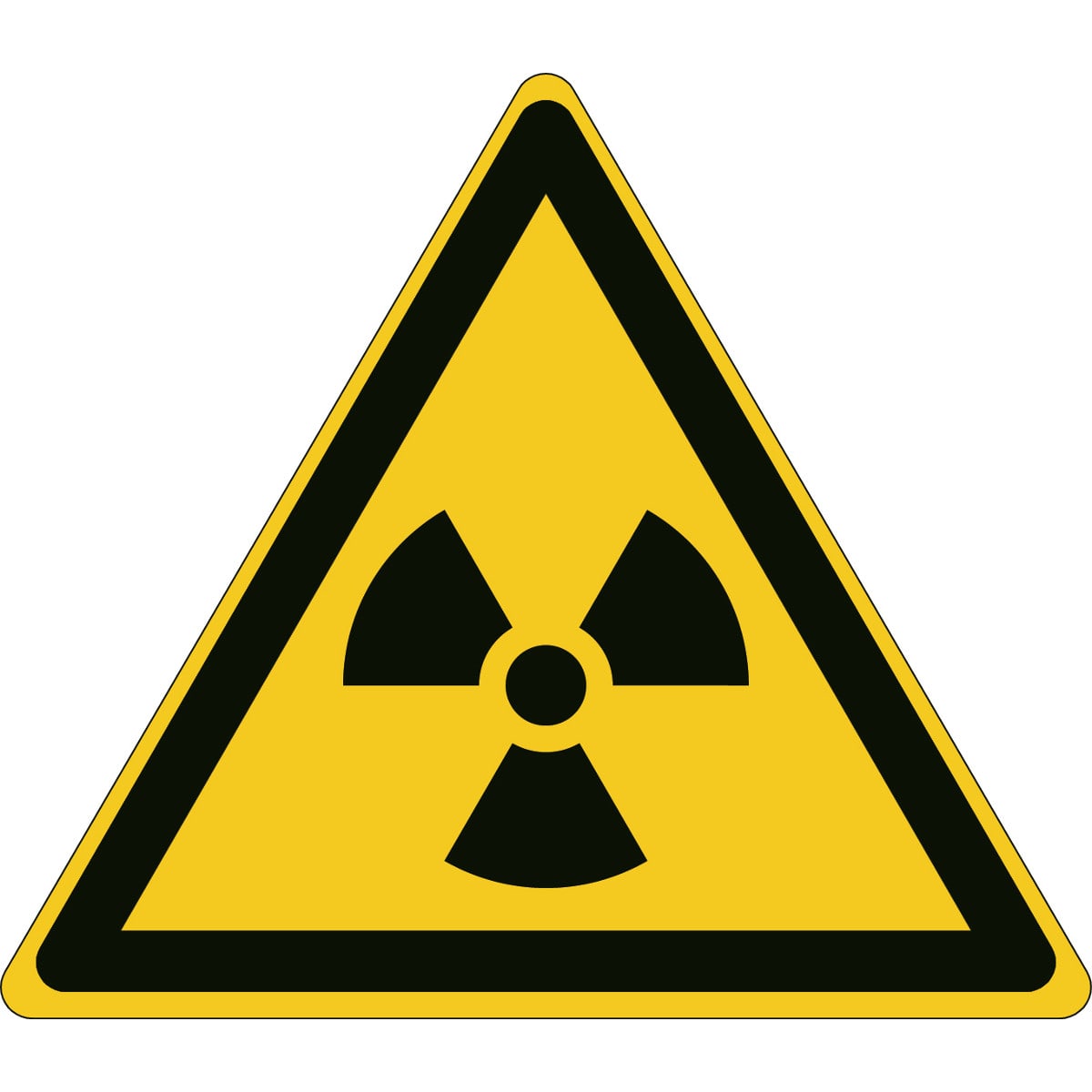 BRADY - Attenzione; Materiale radioattivo o radiazioni ionizzanti – ISO 7010 138998