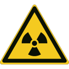 BRADY - Attenzione; Materiale radioattivo o radiazioni ionizzanti – ISO 7010 138998